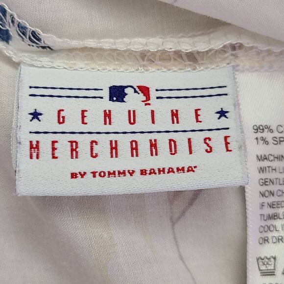 TOMMY BAHAMA MLB Load the Palms Camp Button Front‎ Shirt ANGELS T318205 Men's XL - Picture 9 of 12